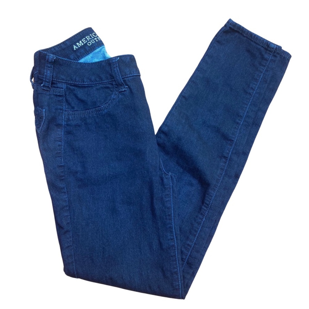 American Eagle Dark Wash Hi-Rise Jegging